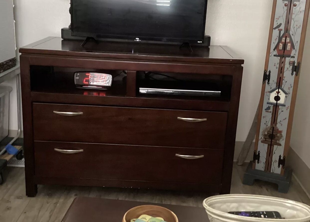 Walnut Entertainment Center