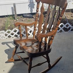 Solid Maple Rocking Chair
