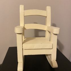 Small Wooden Rocking Chair 
