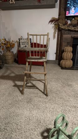 Vintage Antique Child High chair 