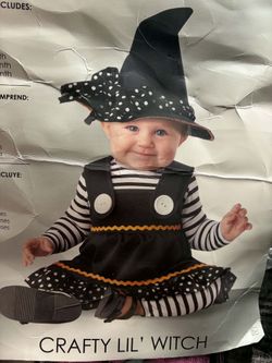 Crafty Lilttle Witch Baby Costume