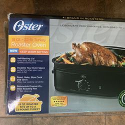 Need A Roaster  Fast???  🦃 I Got U‼️New never used Roster oven 22 pound turkey 18 Quart 