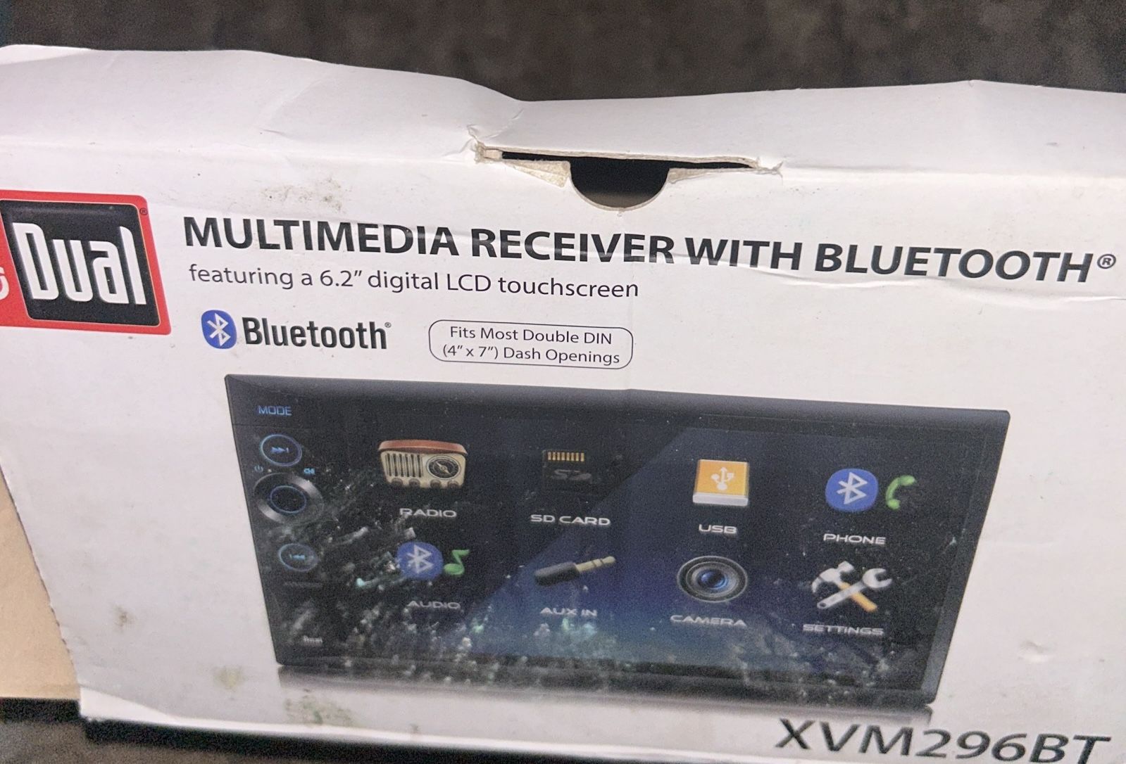 Dual Electronics XVM296BT 7" LED Touchscreen Multimedia Receiver Bluetooth