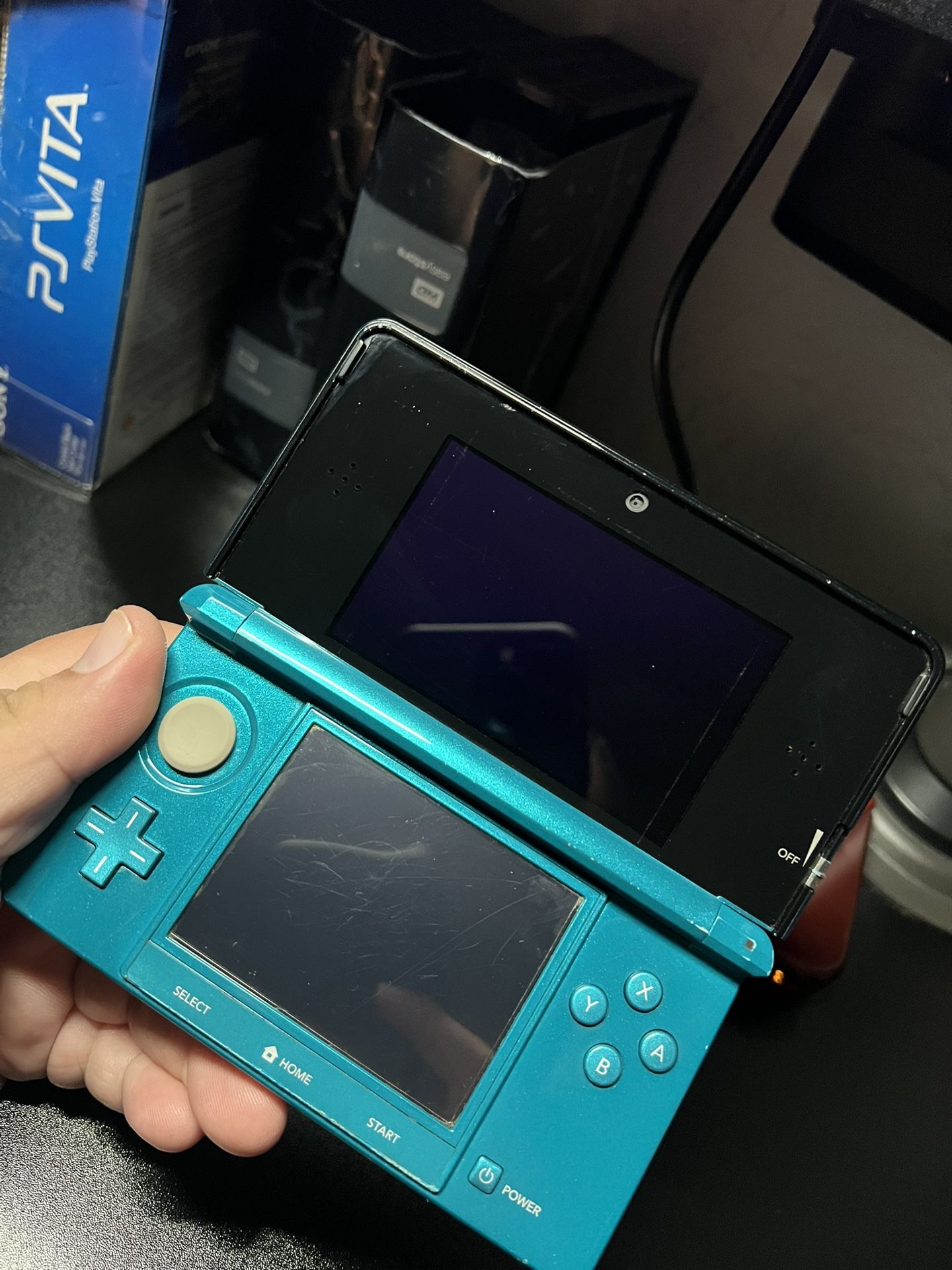 Loaded Aqua Blue Nintendo 3DS