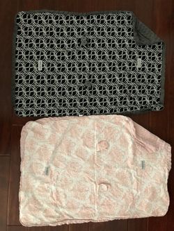 Carseat Canopy Cover-pink Or Black-$10 Each OBO