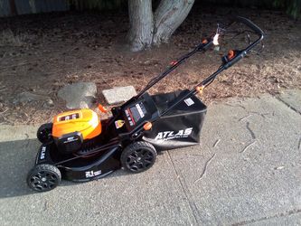 Atlas battery powered lawn mower sale