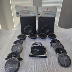 Car Stereo System w/o Headunit 