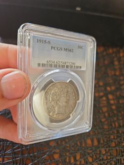 1915-S MS62  Barber 50C