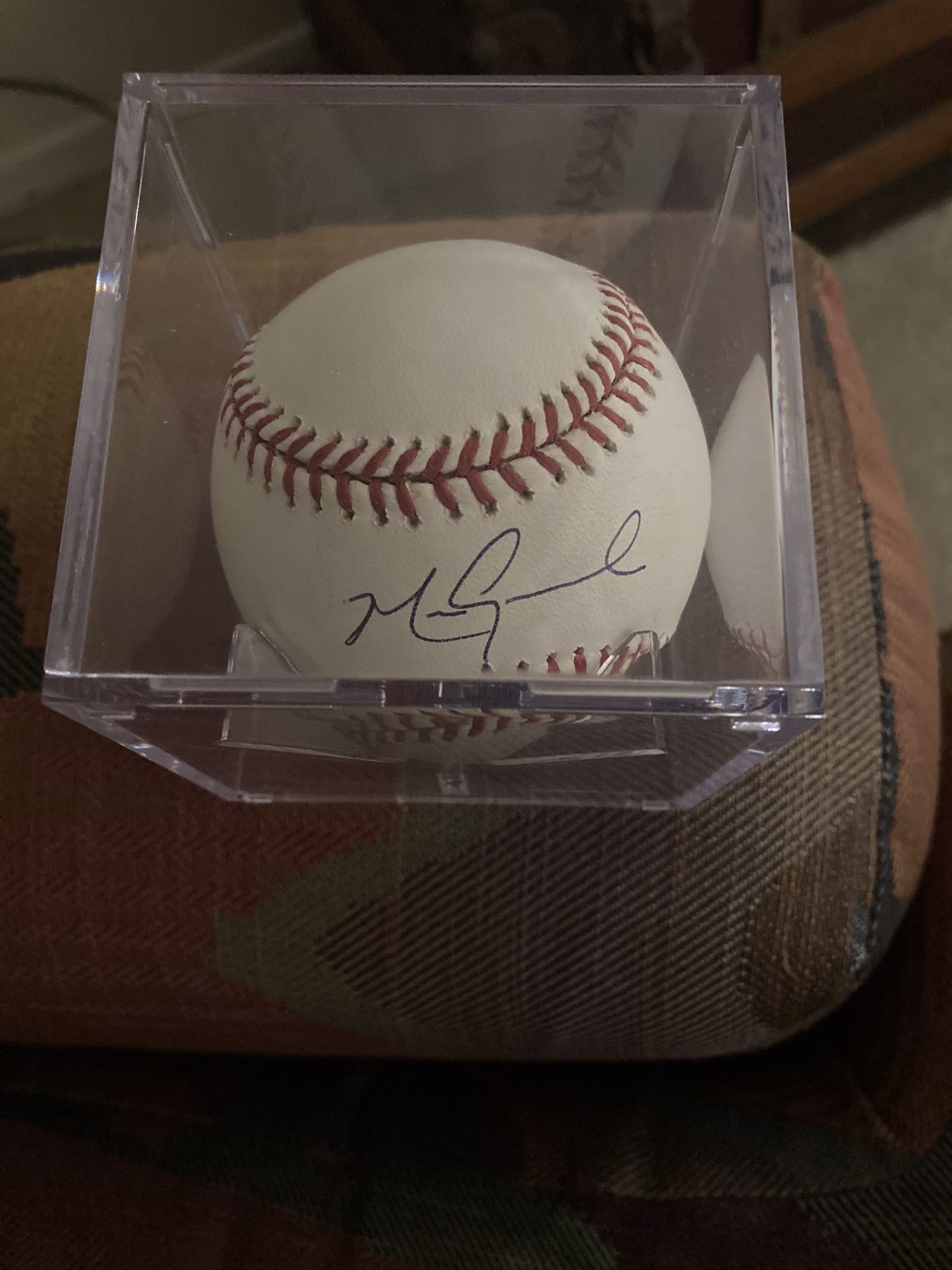 Mark Grace Autographed Baseball