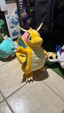 Giant dragonite plush