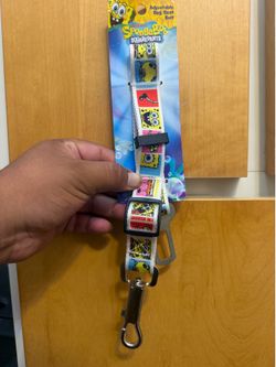 Adjustable dog seatbelt SpongeBob Exclusive