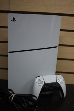 Sony PlayStation 5 Slim Disc PS5 1TB White Console Gaming System  CFI-2015