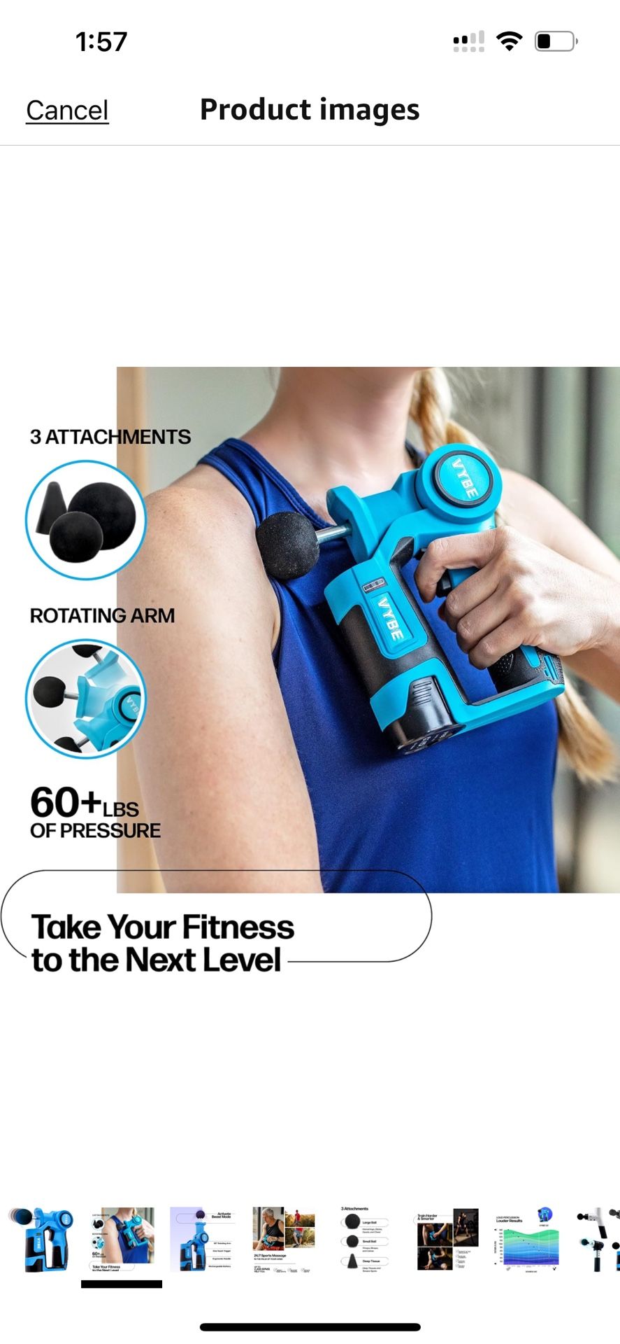 VYBE Percussion Massage Gun V2 Speed Percussion Massager Guns w