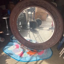 Solid Wood Mirror 