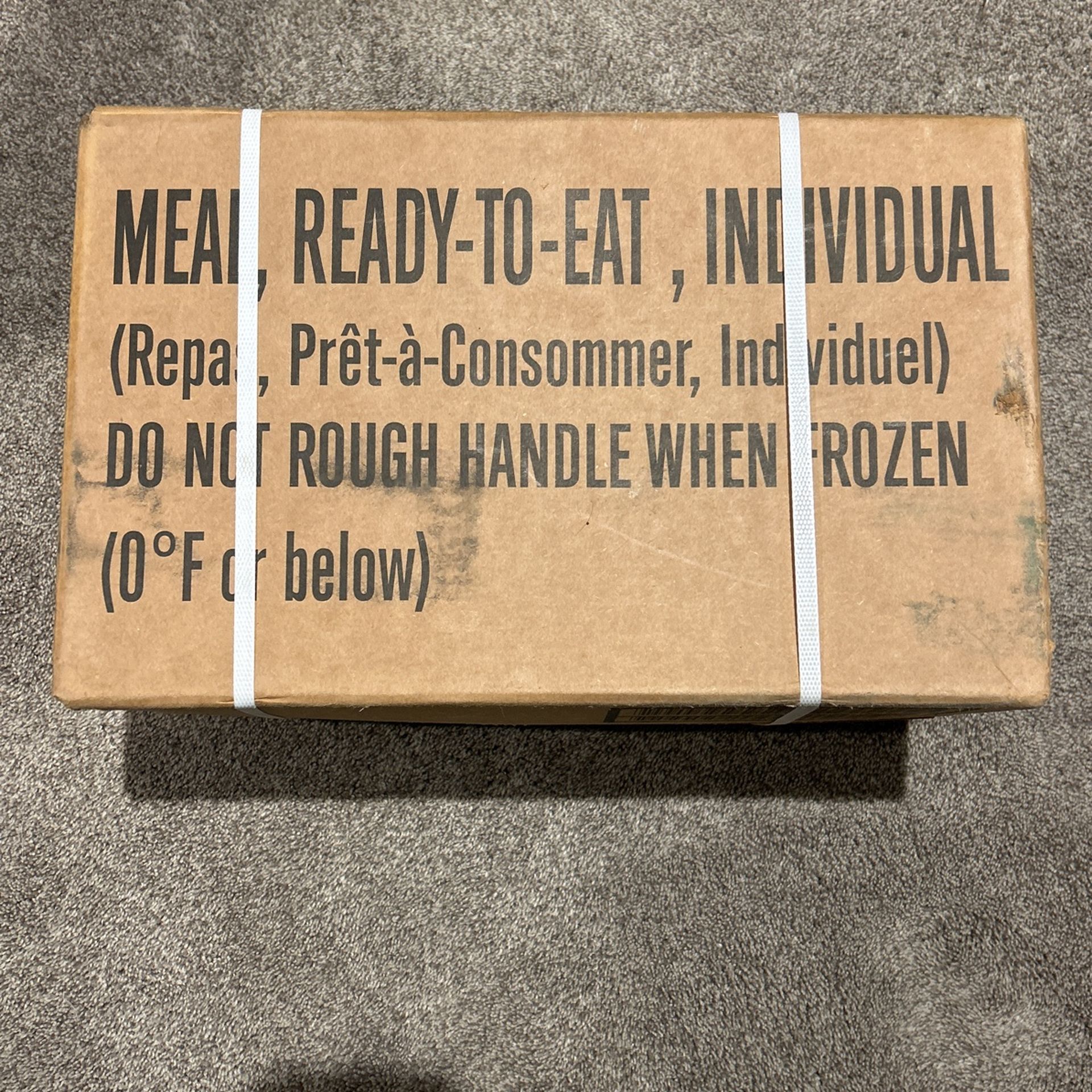 Authentic Military MREs, Case B