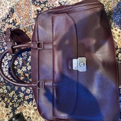 Dunhill Brown Men's Briefcase with Inner Pockets