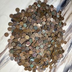 1959 Thru 1982 Copper Cents Pennies 10+ Lbs Bulk - Culls