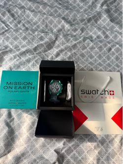 Omega swatch mission on earth