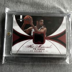 Tim Duncan Jersey Card
