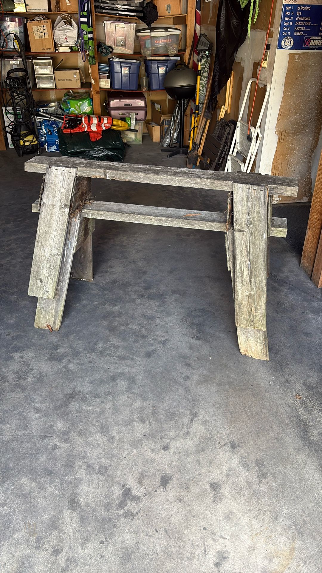 Pair Of Sawhorses 