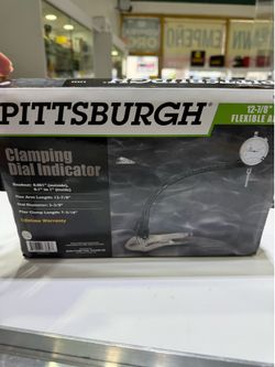 Pittsburgh clamping dial indicator