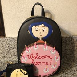 Coraline birthday Cake Backpack And wallet for Sale in  display picture 3