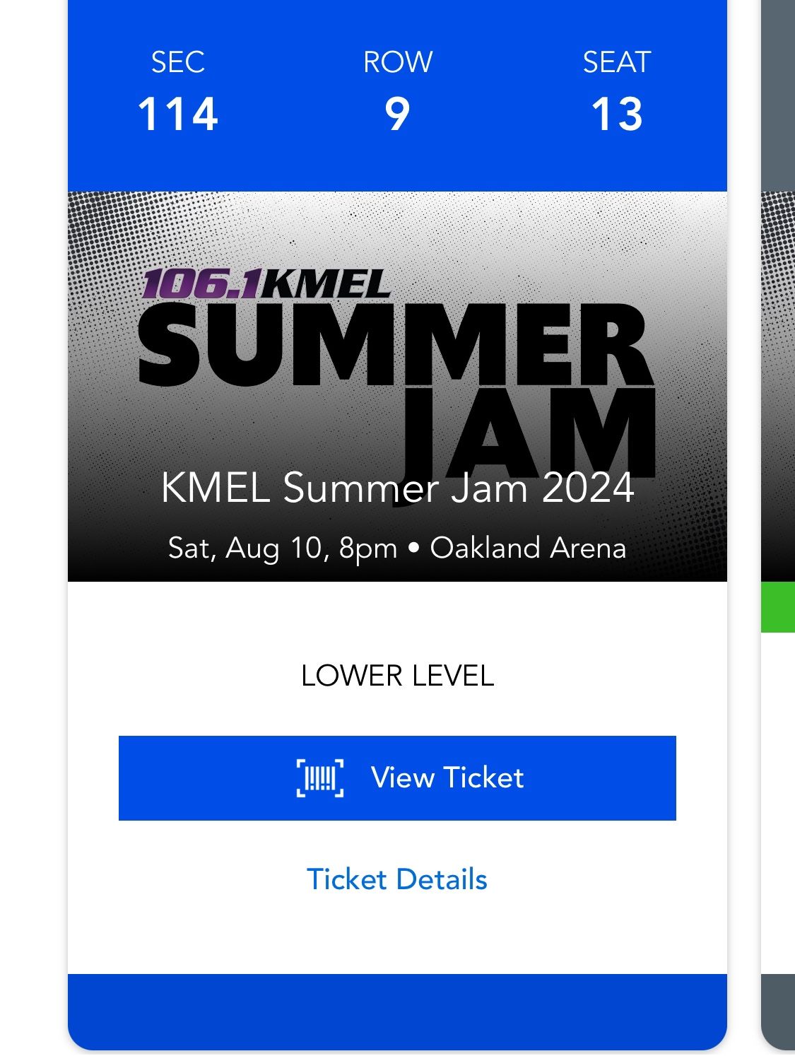 Summer Jam Ticket