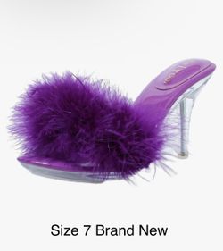 Heiyom Maribou Heels – Size 8 – Brand New