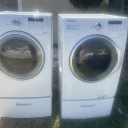 Samsung Washer And Gas Dryer  