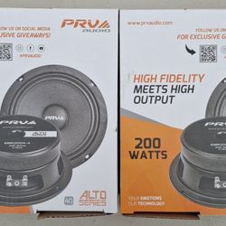 🔥 NEW 6.5" PRV Speakers 