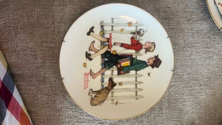 Norman Rockwell collectors plate