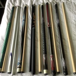 NEW PROFESSIONAL * CANADIAN MAPLE HARDWOOD * POOL CUE  * SUMMER SALE * FREE CASE With PURCHASE *
