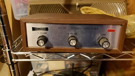 Vintage Colombia solid state stereo amplifier