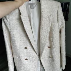 White Blazer Jacket 