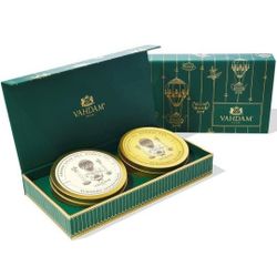 Herbal Tea Private Reserve - 2 Teas in Tea Sampler Gift Box | Natural Ingredients- Turmeric Ginger Herbal Tea, Turmeric Spiced Herbal Tea | Luxury Tea