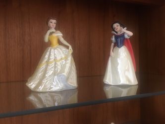Porcelain Disney princess figurines