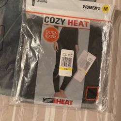 COZY HEAT/WARM LEGGINGS..BRAND New! In pKG.!! SIZE- MED. 