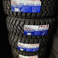 LT 235/75/15 ATLANDER M/T- NEW TIRES $115 EACH TIRE/ CADA LLANTA- INSTALLED AND BALANCED 