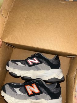 Size 10c New Balance Kids Sneakers Gray Black Orange