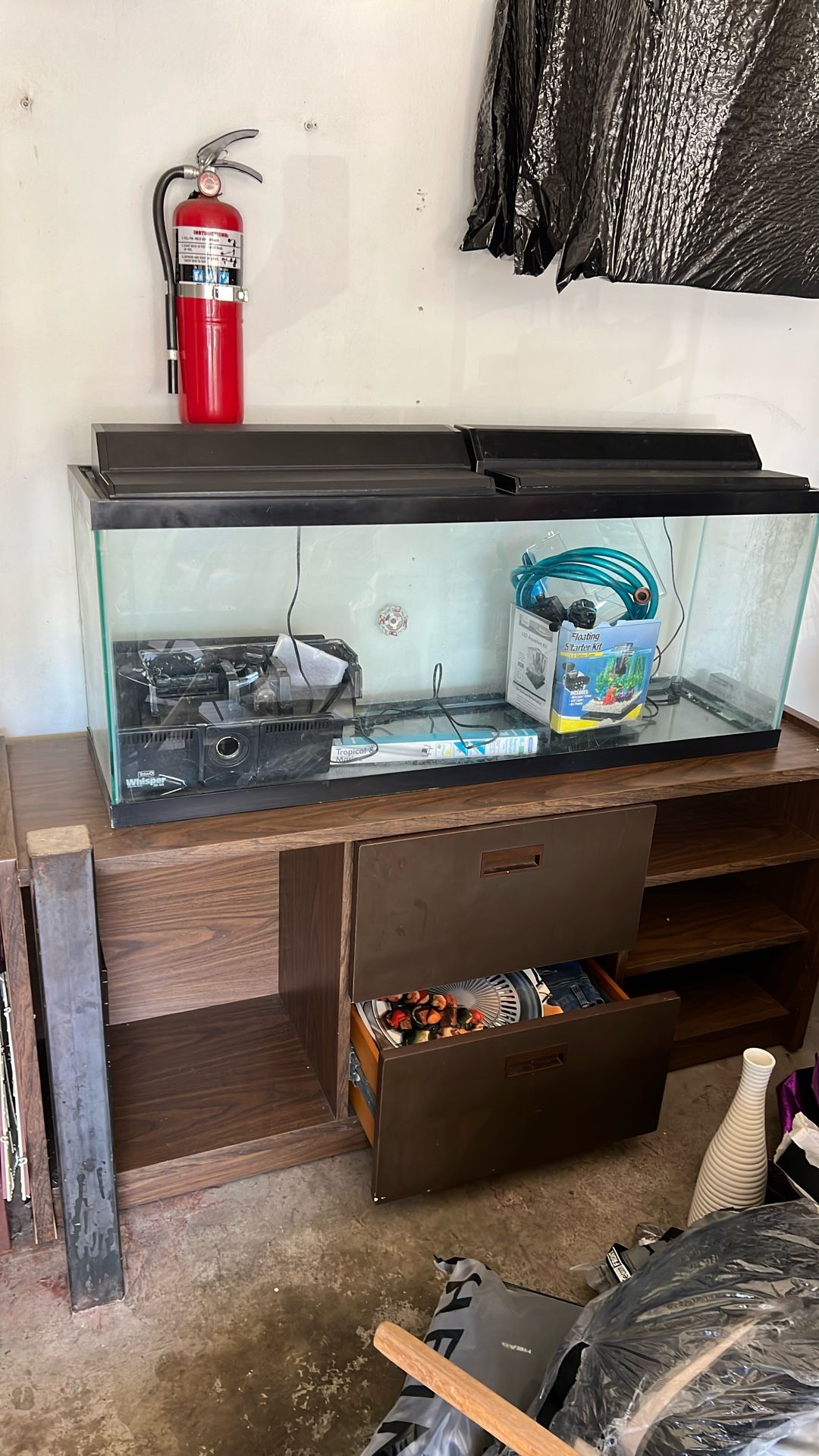 Aquarium Clean And Complete Ready To Used With Extra Light