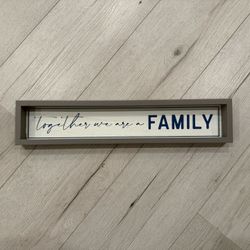 Together We Are A Family Decor