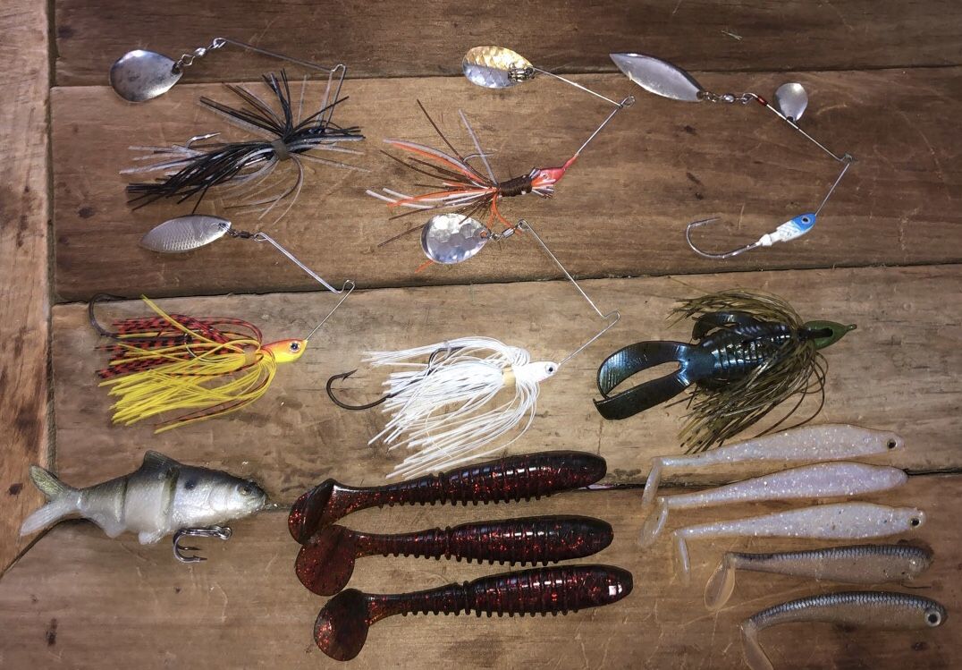 Swimbait and Spinnerbait Fishing Lure Lot