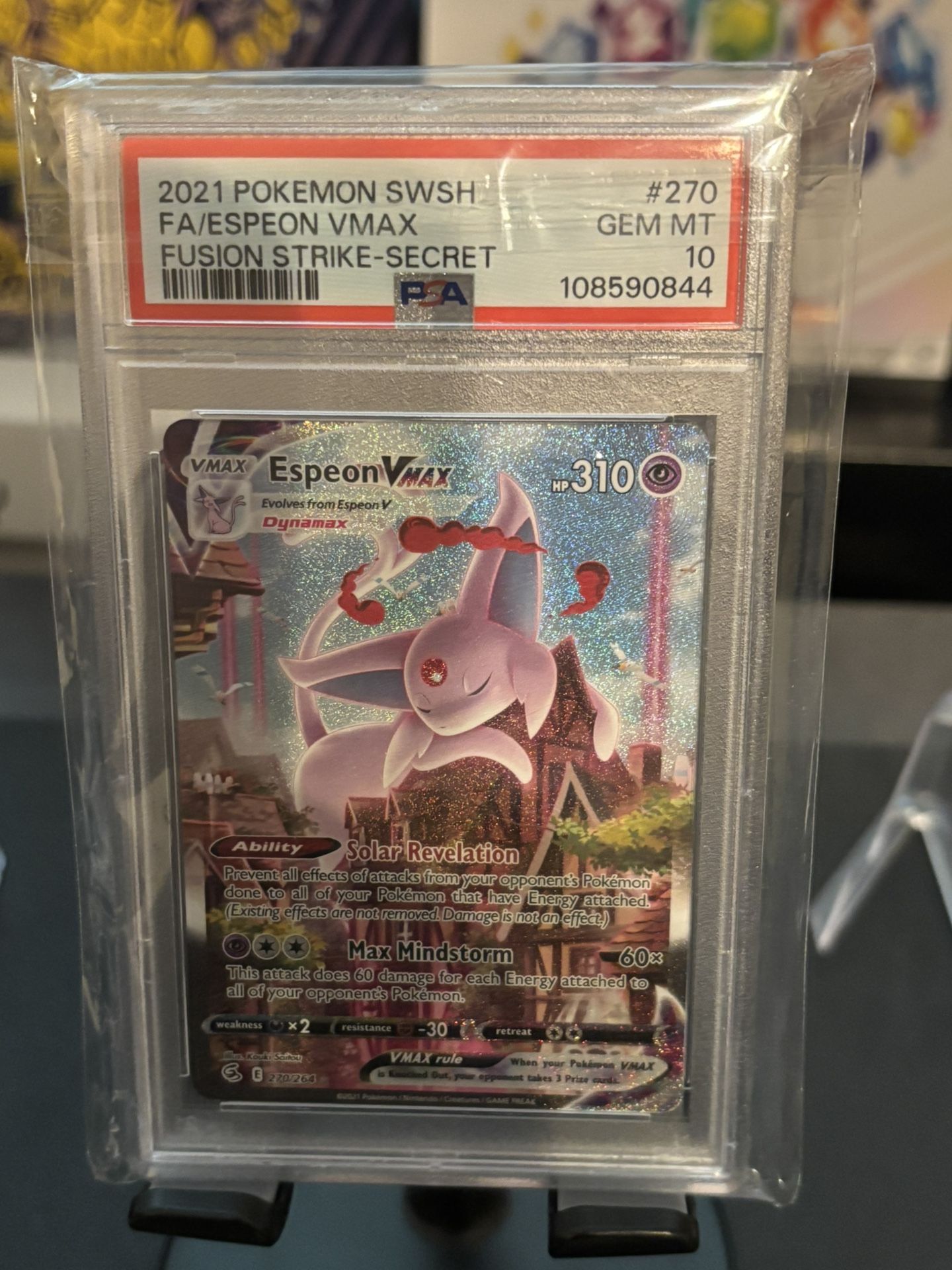 Espeon VMax PSA 10