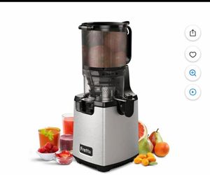 Fretta Boost Cold Press Juicer - Big Mouth Slow Juicer (Brand New)