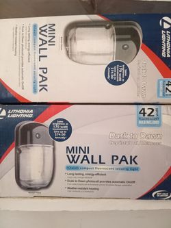 Lithonia Lighting Mini Wall Pak Security Light x2