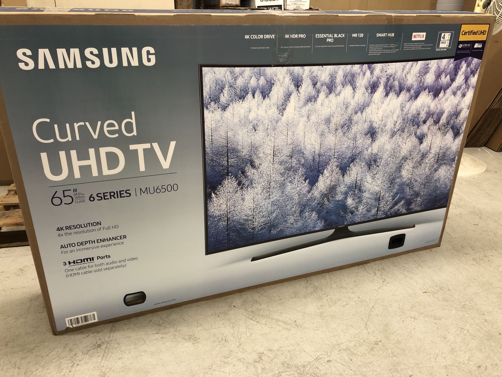 Samsung UN65MU6500 Curved 65-inch 4K UHD Smart TV