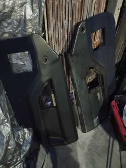 C4 Corvette door panels blue