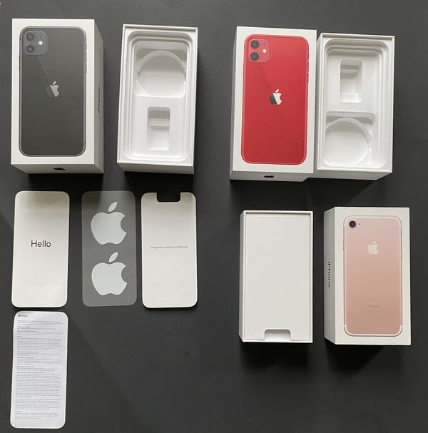 Apple IPhone Product Boxes and Instructions