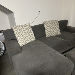 Sectional with ottoman