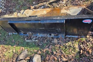 Skidsteer 78" Steel Straight Blade Bucket